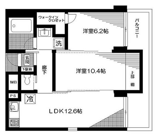 コート向ヶ丘の物件間取画像